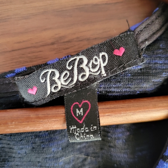 Cobalt Royal Blue & Black Houndstooth Fit & Flare Dress - Picture 4 of 6